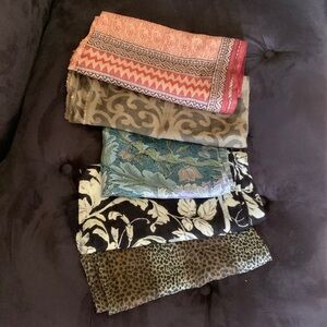 Lot of 5 Scarves - Accent your wardrobe!